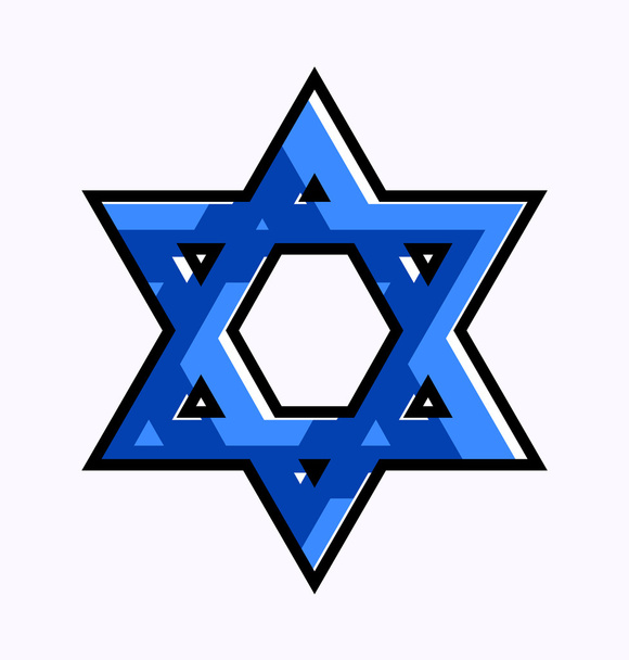 Estrella de David símbolo - Vector, Imagen