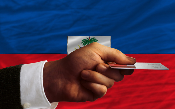 Покупка с помощью кредитной карты в Гаити
 - Фото, изображение