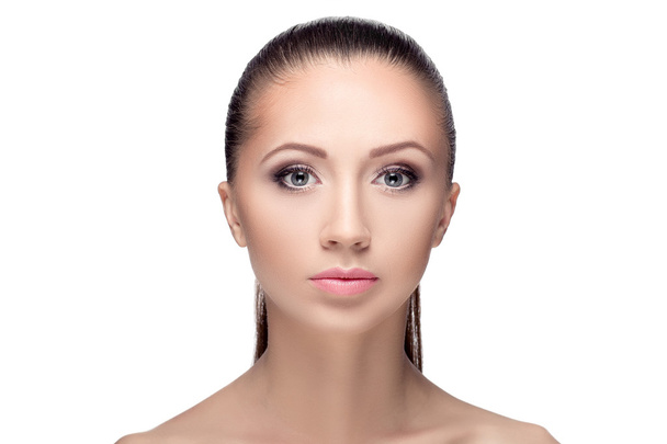ženský obličej s make-upem - Fotografie, Obrázek