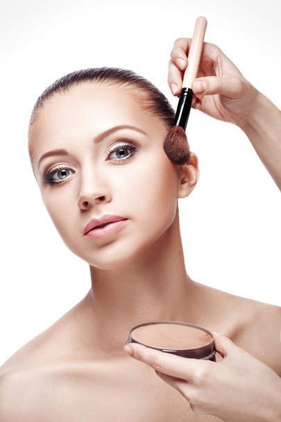 makeup for brunettes - Photo, Image