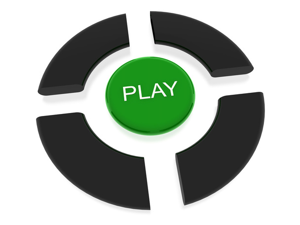 Play button - Foto, immagini