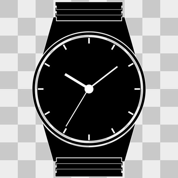 Horloge icône web sur transparent
 - Vecteur, image