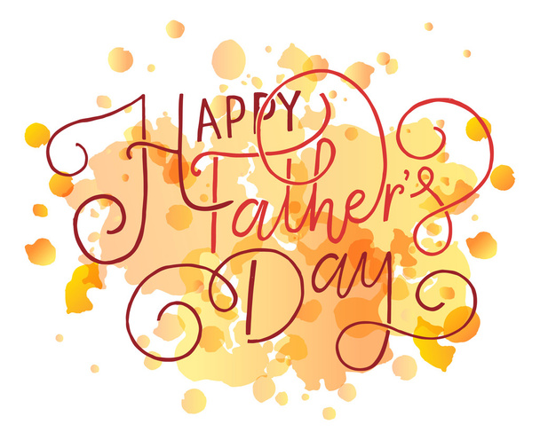 Tipografía de letras del 'Feliz Día del Padre'
  - Vector, Imagen