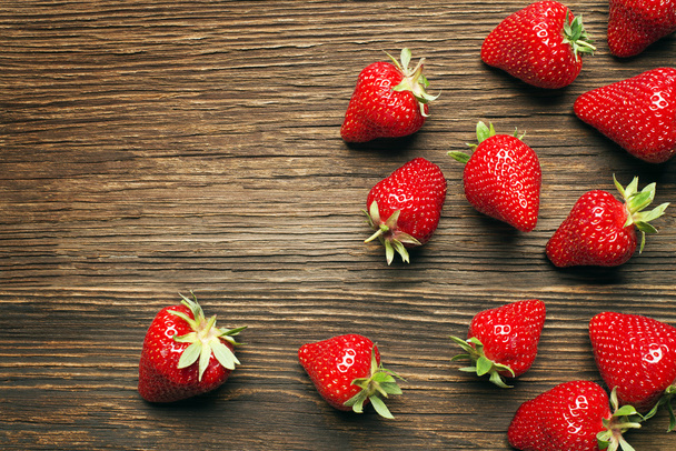 Fresh red Strawberry - Fotoğraf, Görsel
