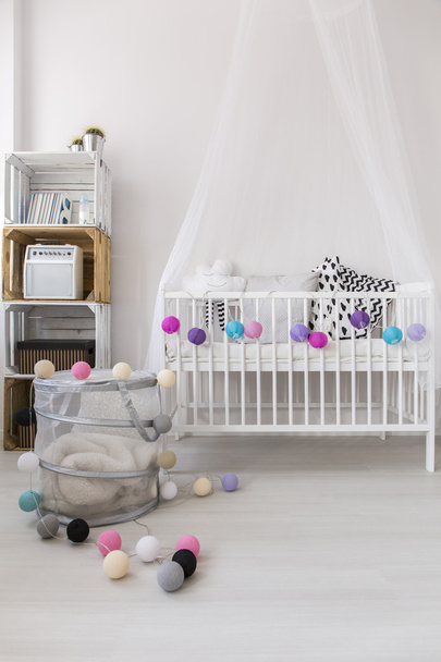 Little baby's room designed with style - Foto, afbeelding