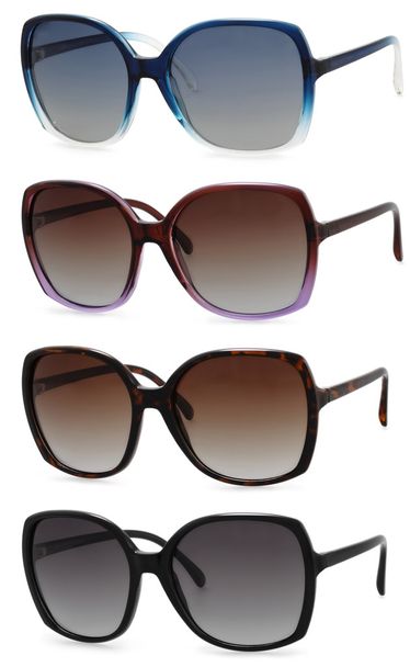 γυαλιά ηλίου που απομονώνονται σε λευκό φόντο σε διάφορα χρώματα - Φωτογραφία, εικόνα