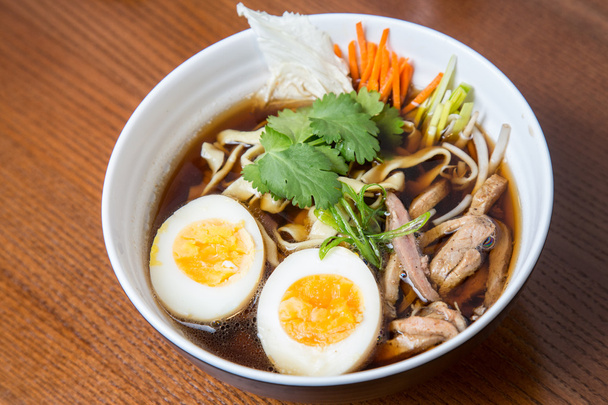 Ramen soup in asian restaurant - Foto, Imagem