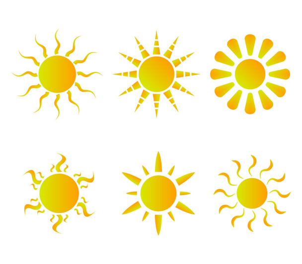 сонячні набори, ілюстровані на білому фоні
 - Фото, зображення