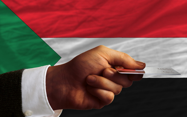 kopen met credit card in Soedan - Foto, afbeelding
