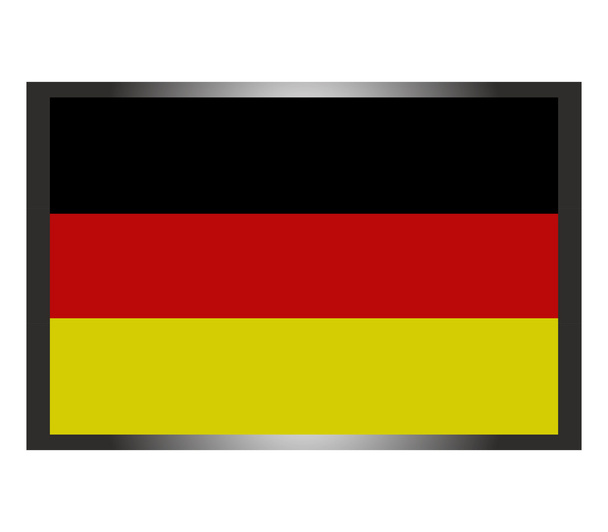 σημαία της Γερμανίας εικονογραφημένα - Φωτογραφία, εικόνα
