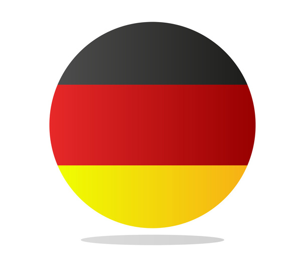 示されているドイツの旗 - 写真・画像