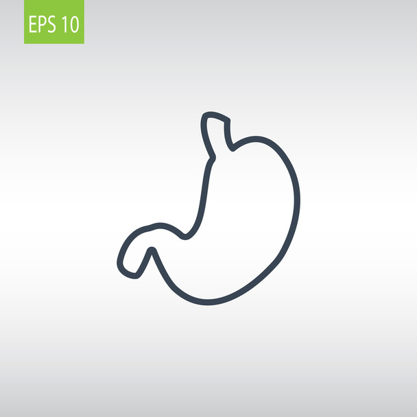 human stomach organ icon - Vector, Image