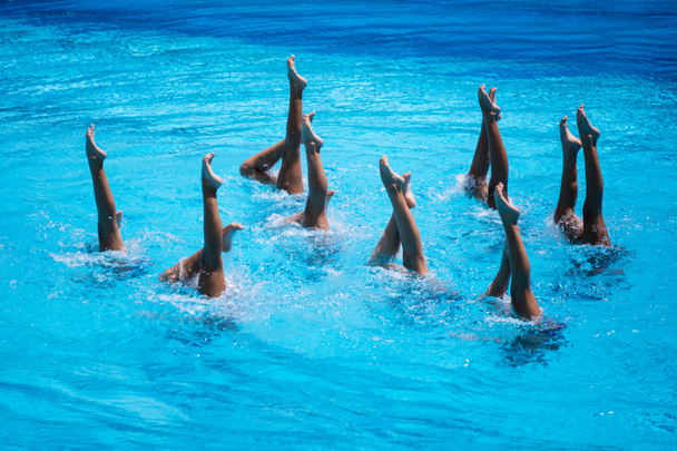Synchronizovaný plavecký tým - Fotografie, Obrázek