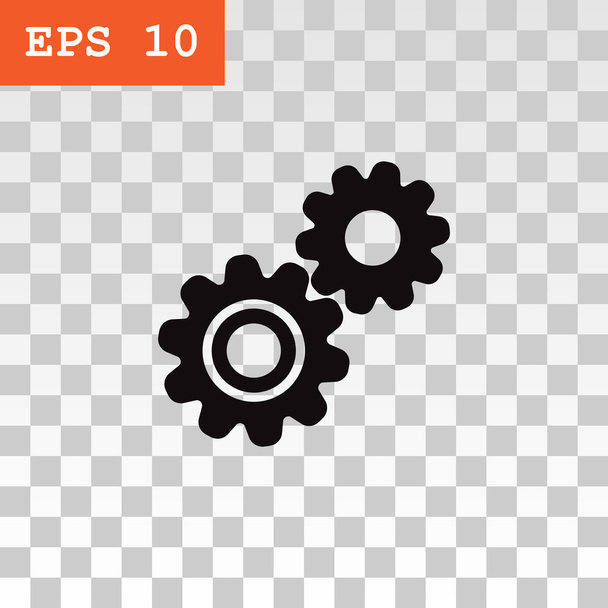 Gear wheels Mechanism icon - Вектор, зображення