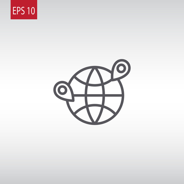 Globe web icon  - Вектор,изображение