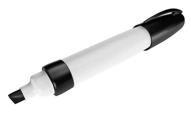 zwarte marker pen - Foto, afbeelding