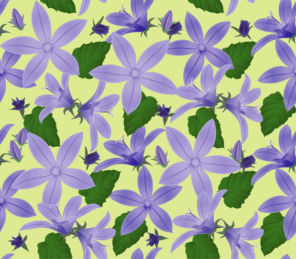 Seamless floral background - Vector, imagen