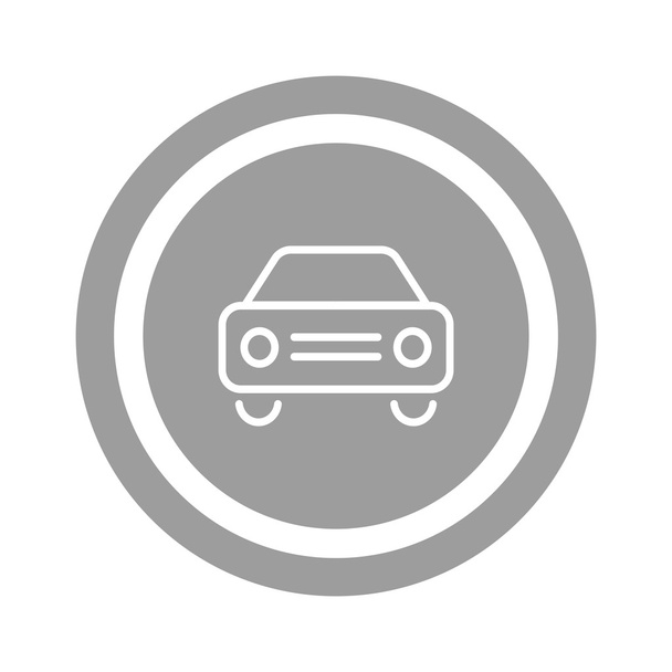 Car Web icon - Vektör, Görsel