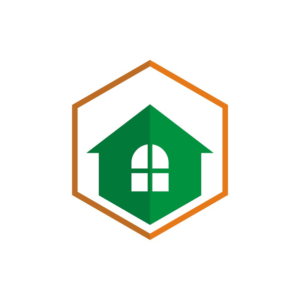 логотип будинку будівля вікна коло символ вектор
 - Вектор, зображення