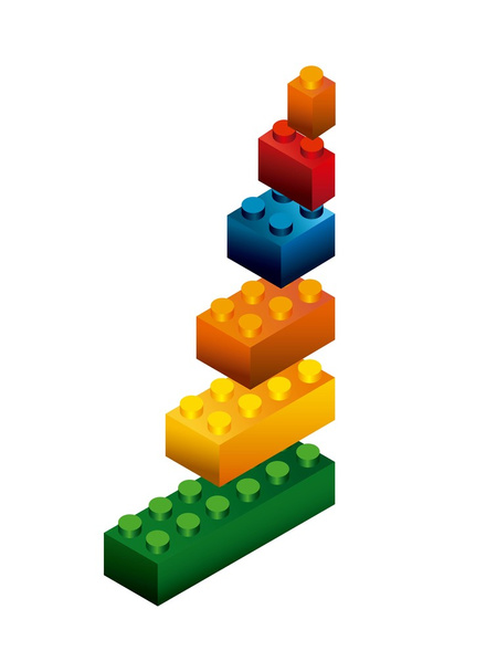 blocks to build design - Vector, Image