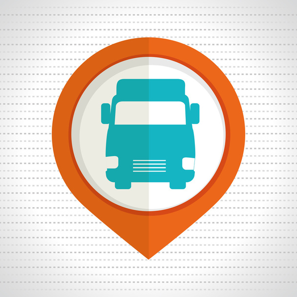 openbaar vervoer service design - Vector, afbeelding