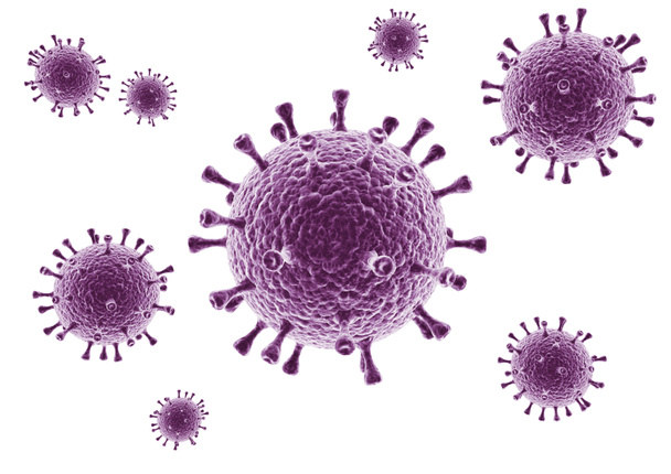 3D-Darstellung eines Virus - Foto, Bild