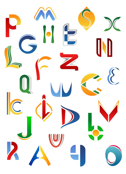 Simboli alfabetici dalla A alla Z
 - Vettoriali, immagini