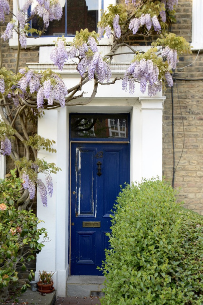 Blue door of London - Foto, immagini