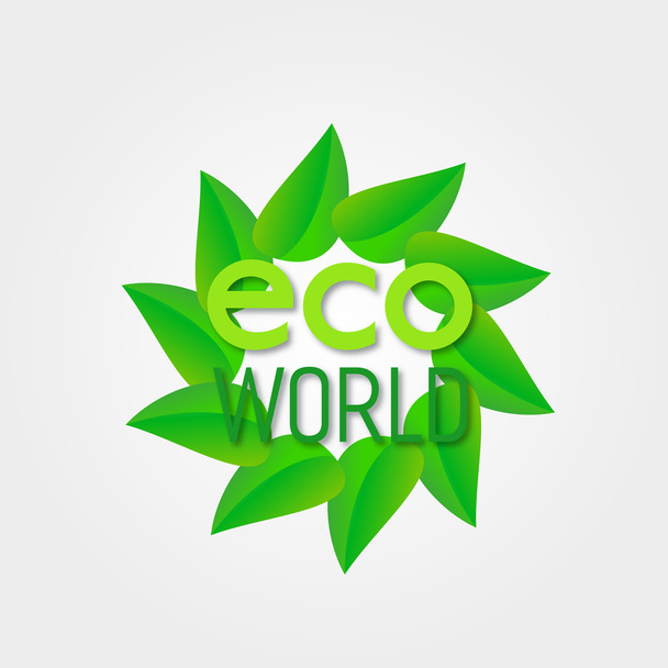 Eco world concept - Vector, Image