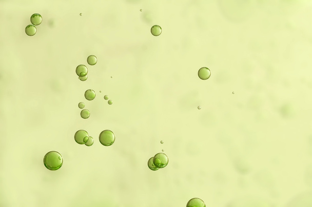 Green bubble over a light background - Photo, Image