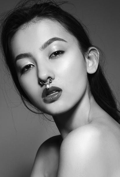 young model with piercing - Photo, Image