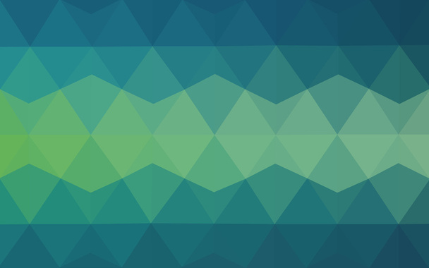 Πολύχρωμη πράσινο, μπλε πολυγωνικό design pattern, που αποτελείται από τρίγωνα και κλίση στο στυλ του origami. - Διάνυσμα, εικόνα
