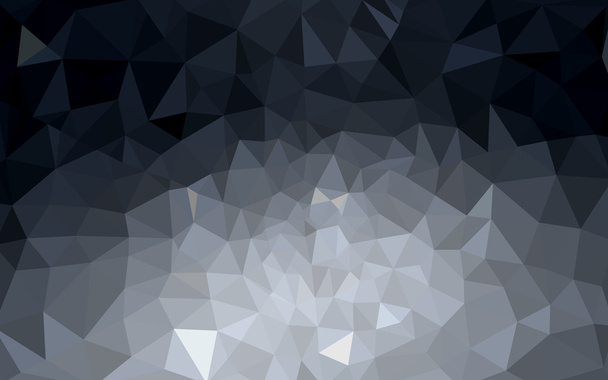 Tmavě šedá polygonální návrhový vzor, která se skládají z trojúhelníků a gradient v origami stylu. - Vektor, obrázek