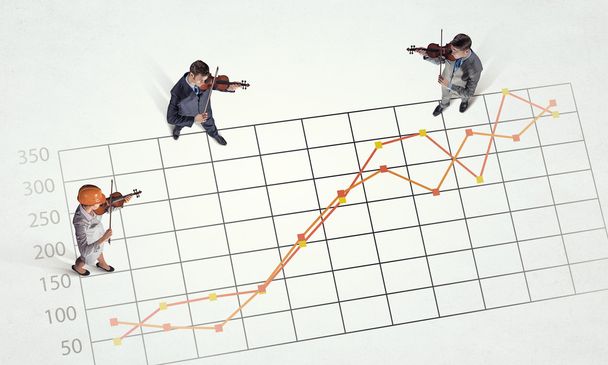 Dynamiek van de groei in het bedrijfsleven - Foto, afbeelding