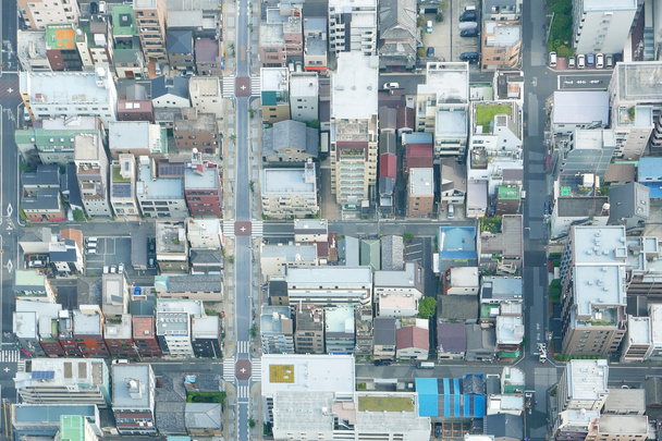Japon Tokyo paysage urbain, bâtiment, route vue aérienne
 - Photo, image