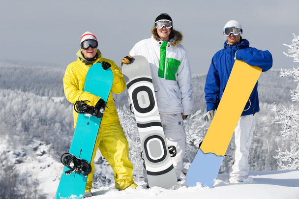 Group of snowboarders - Photo, Image