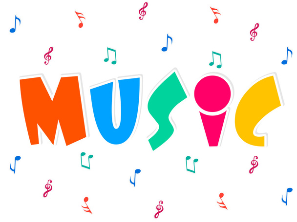 Music Abstract or Background - Vector, imagen
