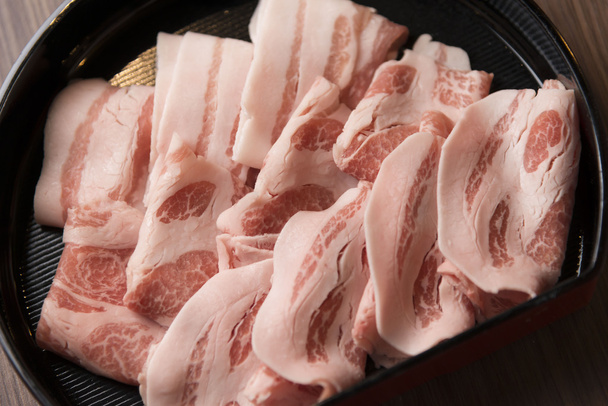 Gesneden varkensvlees pot - Foto, afbeelding