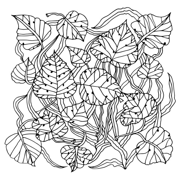 διάνυσμα μοτίβο φύλλα - Διάνυσμα, εικόνα