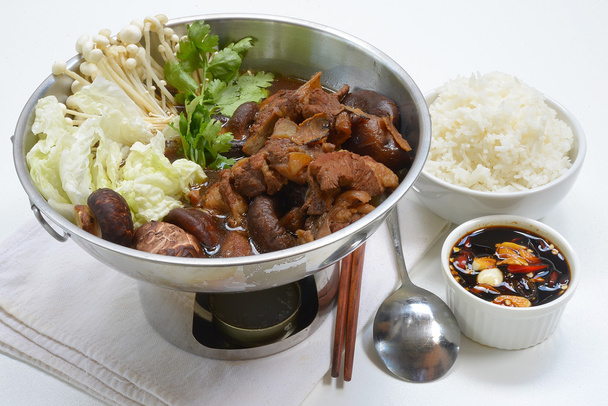 ΒΑ kut το. Μαλαισίας στιφάδο, χοιρινό και σούπα φυτικά, - Φωτογραφία, εικόνα