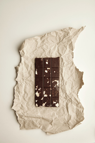 healthy chocolate bar with nuts - Photo, image