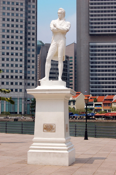 Singaporen kaupunki ja Raffles
 - Valokuva, kuva