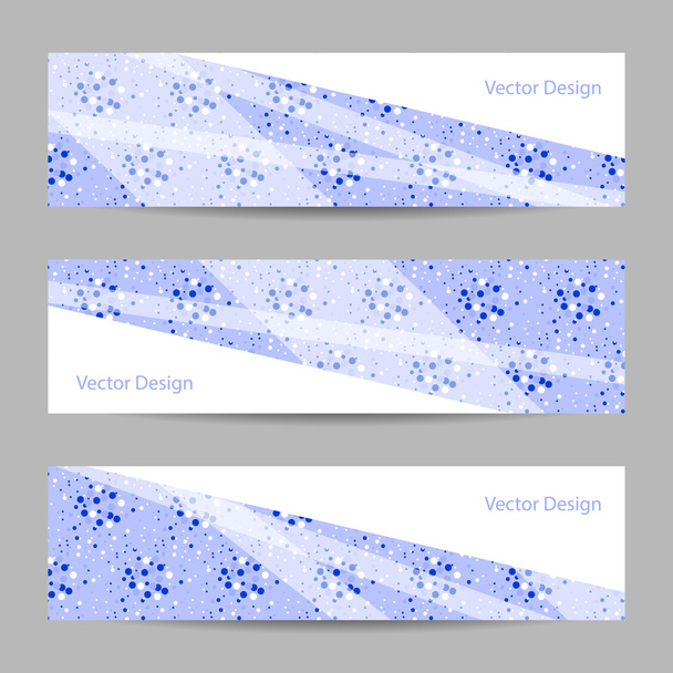 Set of horizontal banners - Vector, Image