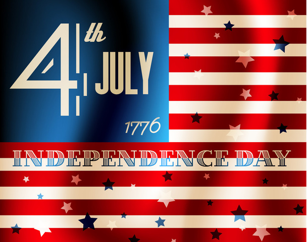 Vector independence day poster - Vector, imagen