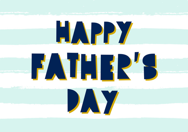 Father's Day Card Design - Vector, Image