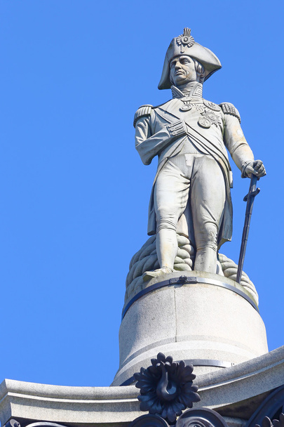 Statue de Horatio Nelson à Trafalgar Square, Londres
 - Photo, image