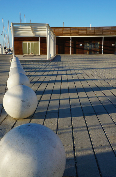Esplanade piétonne dans le front de mer de Palerme
 - Photo, image