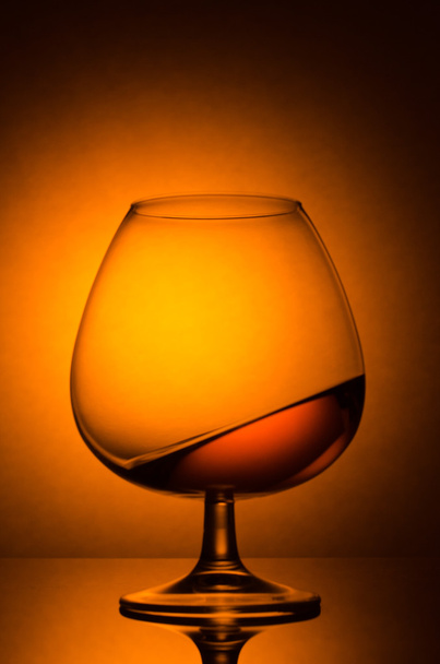 brandy on a dark background - Foto, Imagem