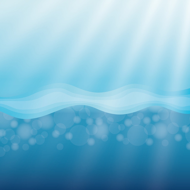 Konstrukce na moři. modré pozadí. Barevné ilustrace, vektor - Vektor, obrázek