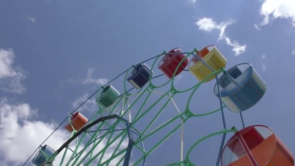 Ferris wheel in the summer Park - Footage, Video